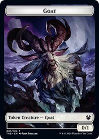 Image of Goat // Satyr Double-Sided Token [Theros Beyond Death Tokens]