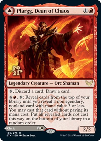 Image of Plargg, Dean of Chaos // Augusta, Dean of Order [Strixhaven: School of Mages Prerelease Promos]