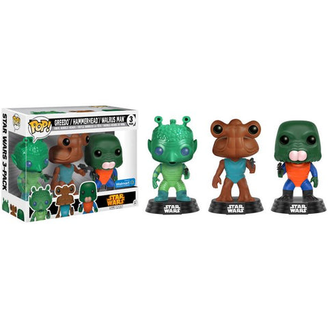 Greedo / Hammerhead / Walrus Man (Walmart Exclusive)(Star Wars) (3 Pack)