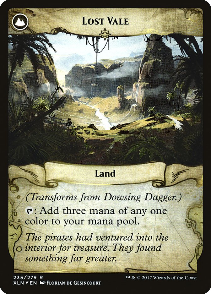 Image of Dowsing Dagger // Lost Vale [Ixalan Prerelease Promos]