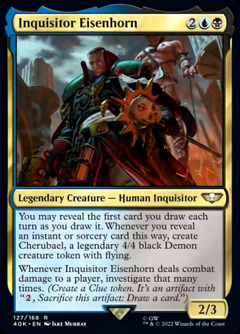 Inquisitor Eisenhorn (Surge Foil) [Warhammer 40,000]