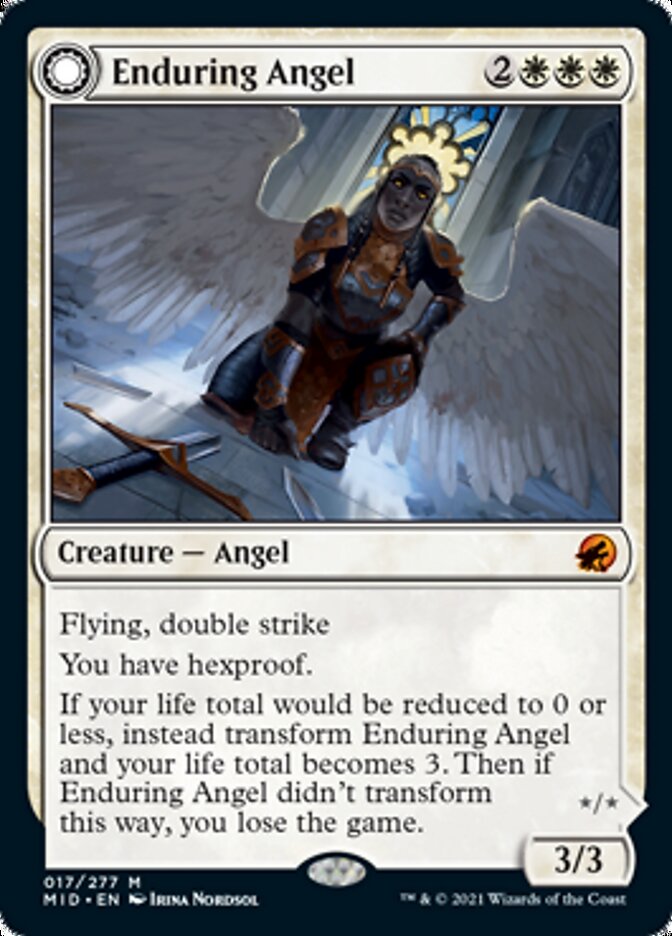Image of Enduring Angel // Angelic Enforcer [Innistrad: Midnight Hunt]