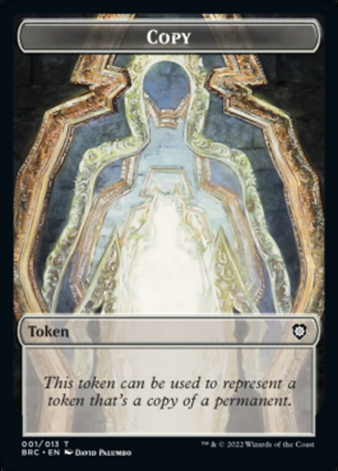 Image of Copy // Thopter (006) Double-Sided Token [The Brothers' War Commander Tokens]