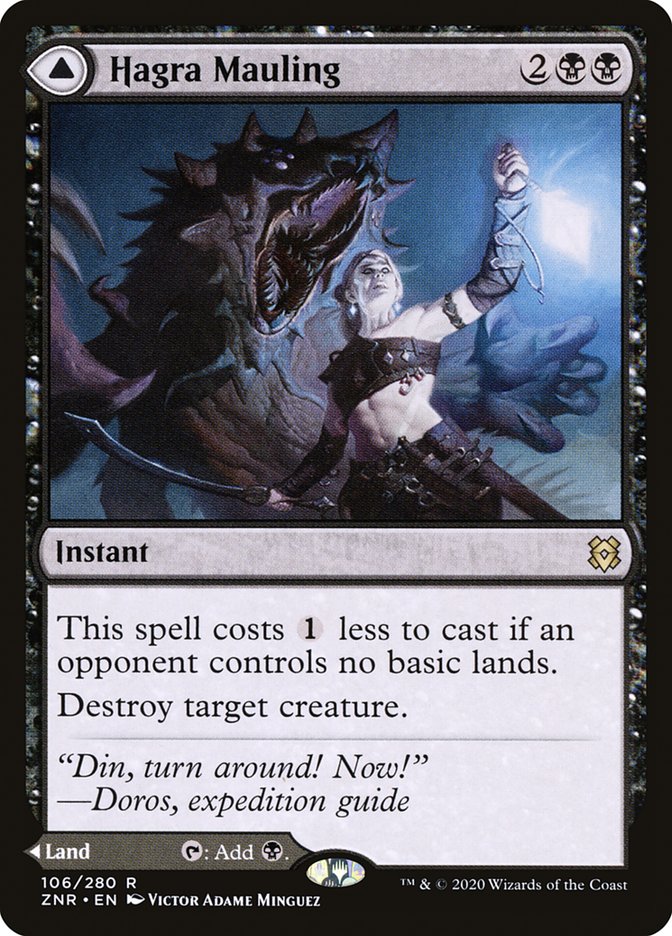 Image of Hagra Mauling // Hagra Broodpit [Zendikar Rising]