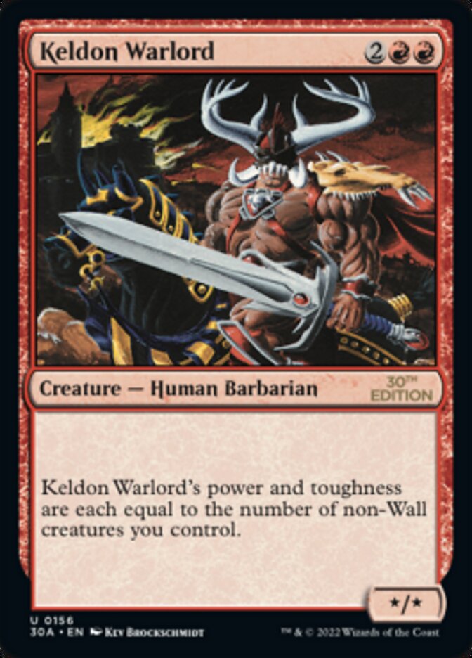 Image of Keldon Warlord [30th Anniversary Edition]