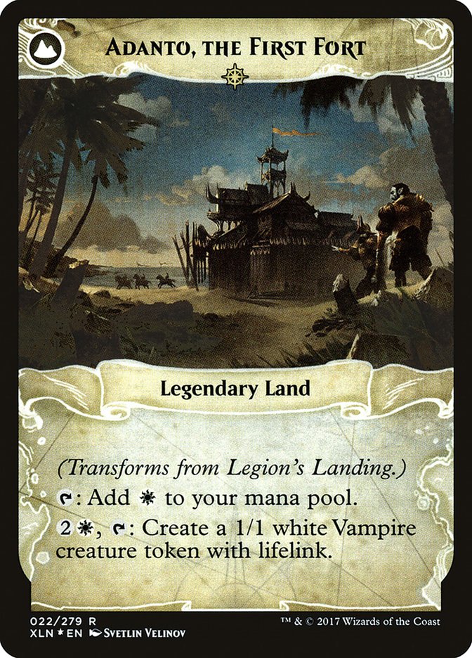 Image of Legion's Landing // Adanto, the First Fort [Ixalan Prerelease Promos]