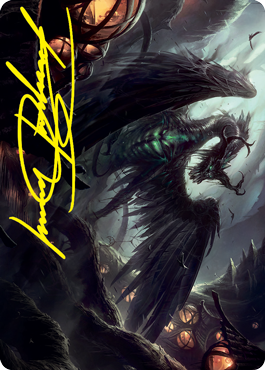 Image of Beledros Witherbloom Art Card (Gold-Stamped Signature) [Strixhaven: School of Mages Art Series]