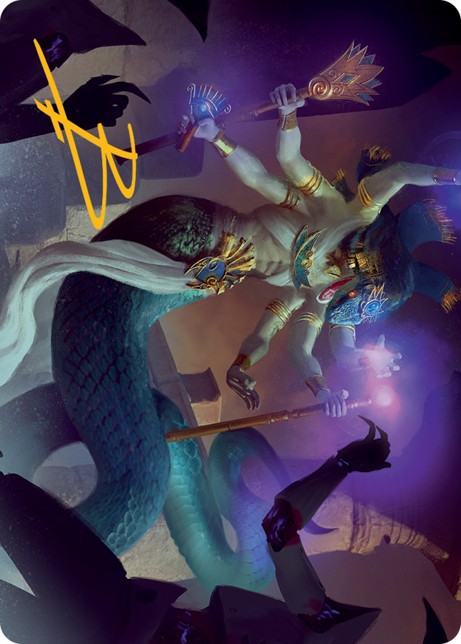 Image of Imoti, Celebrant of Bounty Art Card (Gold-Stamped Signature) [March of the Machine Art Series]
