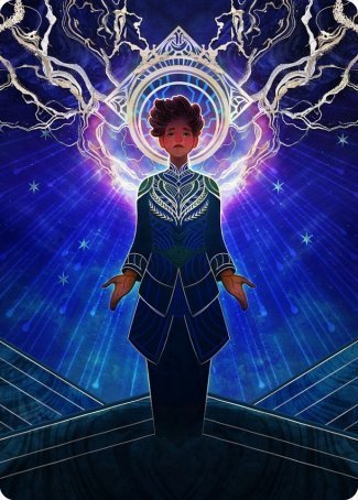 Image of Brainstorm Art Card [Strixhaven: School of Mages Art Series]