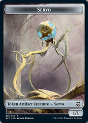 Servo // Treasure Double-Sided Token [Dungeons & Dragons: Adventures in the Forgotten Realms Commander Tokens]