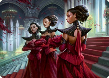 Image of Olivia's Attendants Art Card [Innistrad: Crimson Vow Art Series]