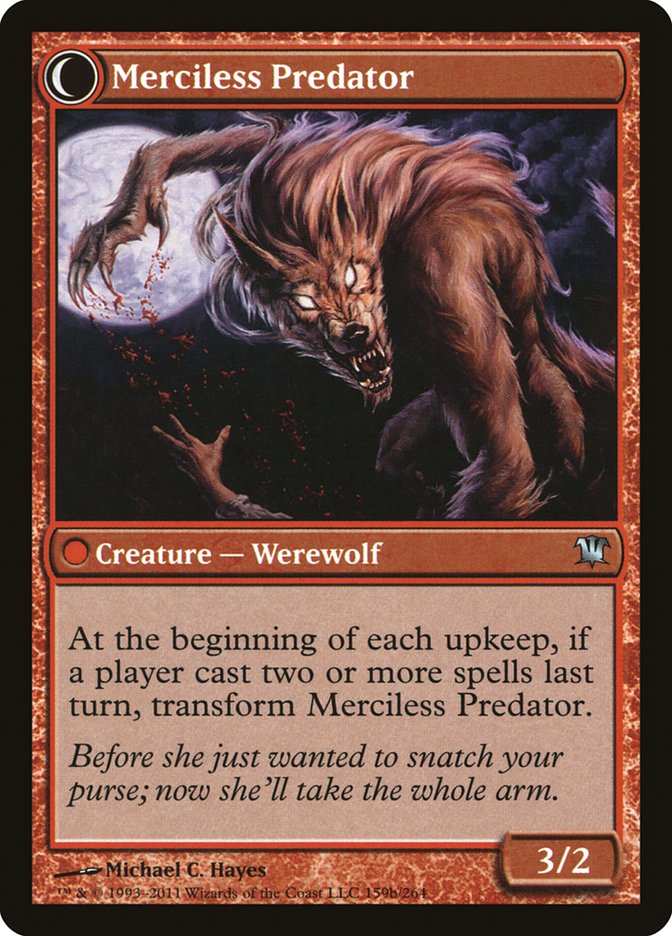 Image of Reckless Waif // Merciless Predator [Innistrad]