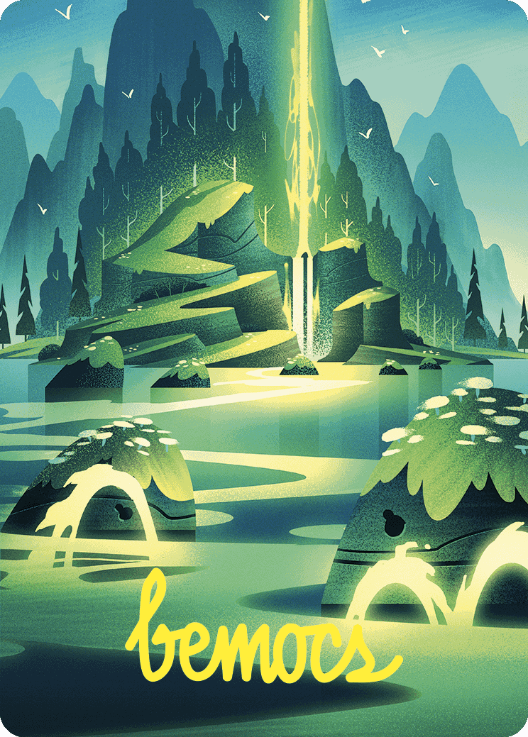 Image of Leyline of Abundance Art Card (Gold-Stamped Signature) [Wilds of Eldraine Art Series]