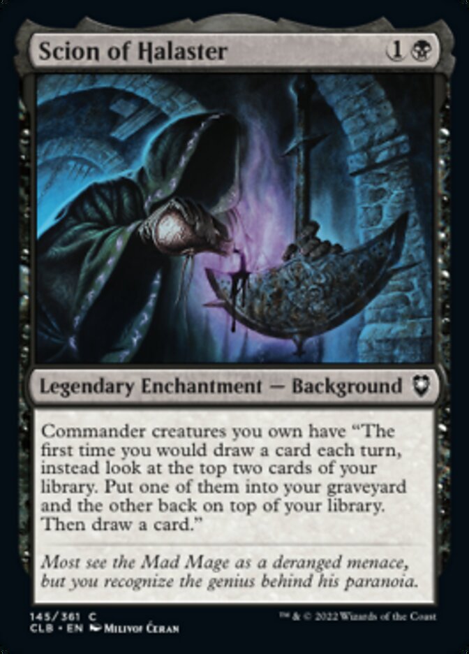 Image of Scion of Halaster [Commander Legends: Battle for Baldur's Gate]