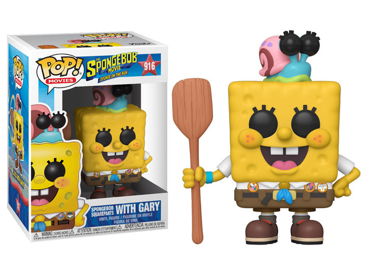 Image of Funko Pop! Spongebob - Spongebob Squarepants with Gary #916
