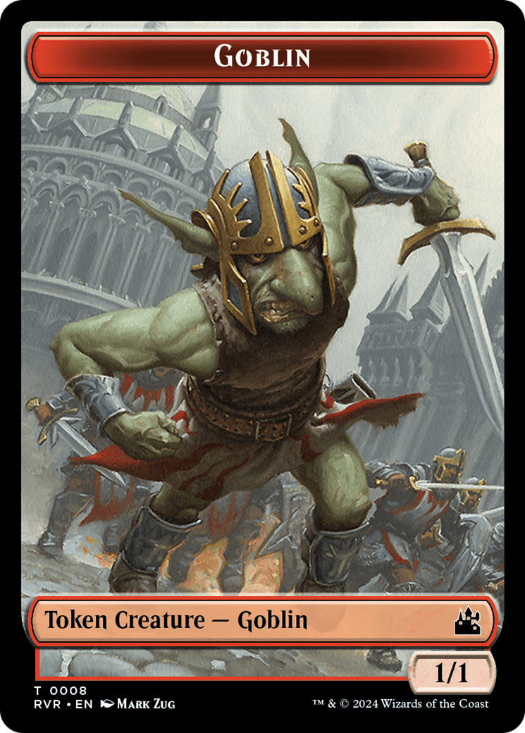 Image of Goblin Token (0008) [Ravnica Remastered Tokens]
