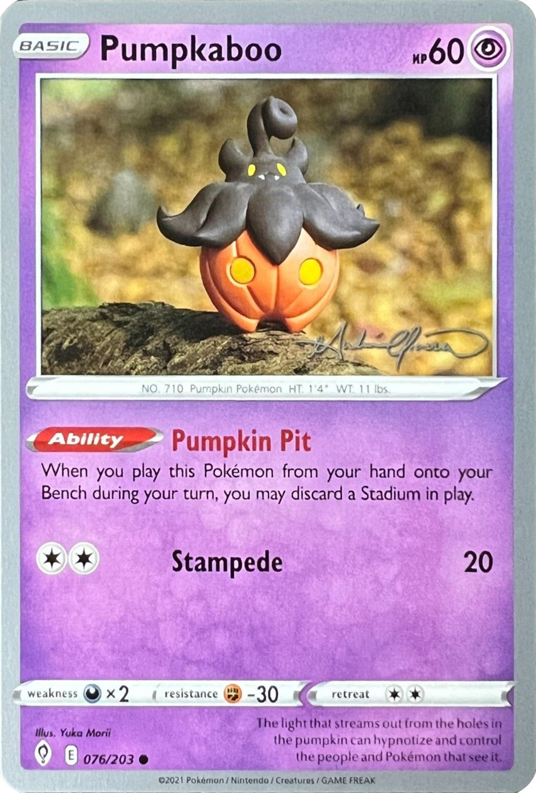 Image of Pumpkaboo (076/203) (The Shape of Mew - Andre Chiasson) [World Championships 2022]