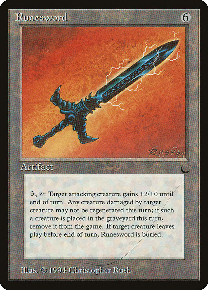 Image of Runesword (Misprinted) [The Dark]