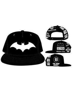 Image of Batman - Bat Symbol (white) on Black Snapback