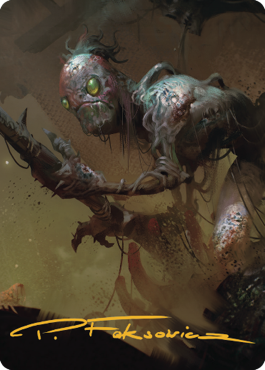 Image of Mold Folk Art Card (Gold-Stamped Signature) [Commander Legends: Battle for Baldur's Gate Art Series]