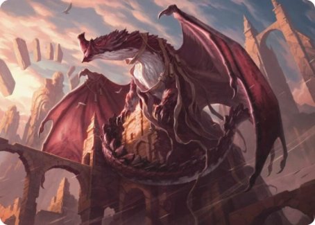 Image of Velomachus Lorehold Art Card [Strixhaven: School of Mages Art Series]