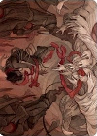 Image of Thwart the Grave Art Card [Zendikar Rising Art Series]