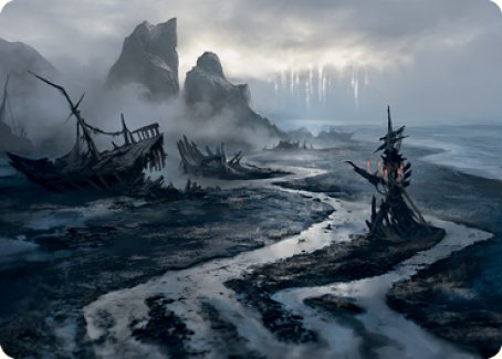 Image of Shipwreck Marsh Art Card [Innistrad: Midnight Hunt Art Series]