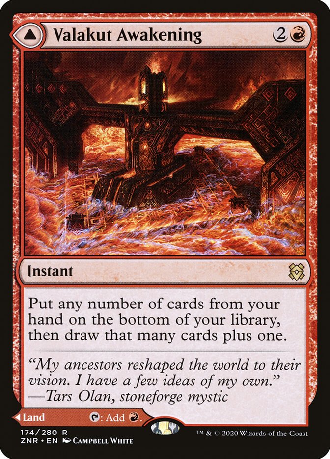 Image of Valakut Awakening // Valakut Stoneforge [Zendikar Rising]