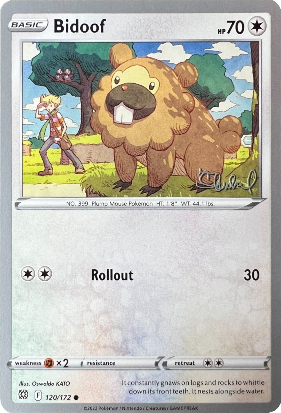 Image of Bidoof (120/172) (ADP - Ondrej Skubal) [World Championships 2022]