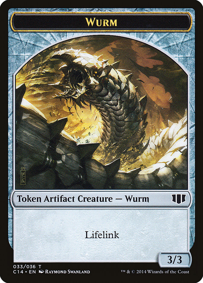 Image of Wurm (033/036) // Goat Double-Sided Token [Commander 2014 Tokens]