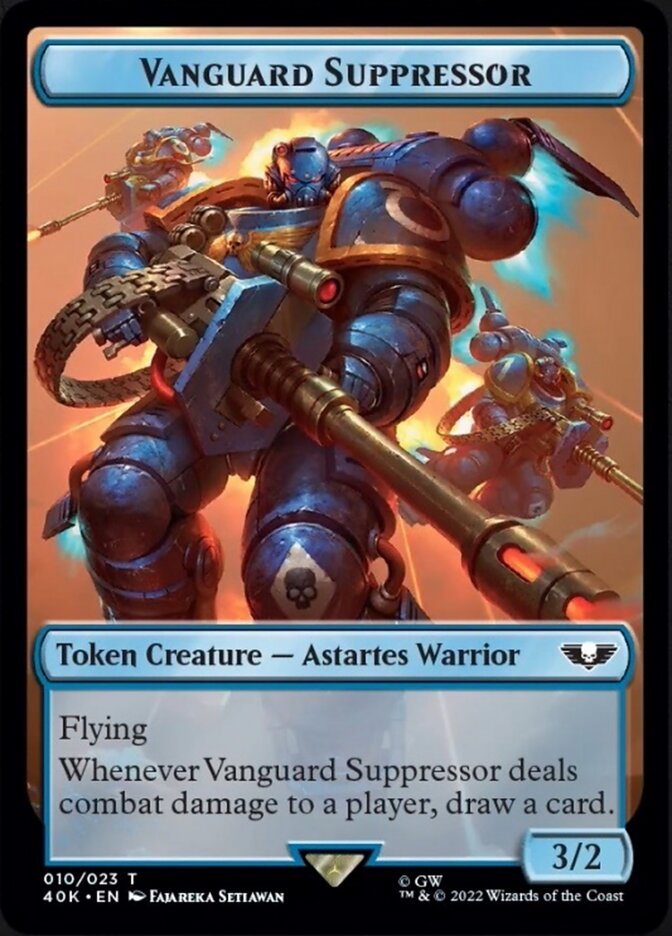Image of Soldier (004) // Vanguard Suppressor Double-Sided Token [Warhammer 40,000 Tokens]