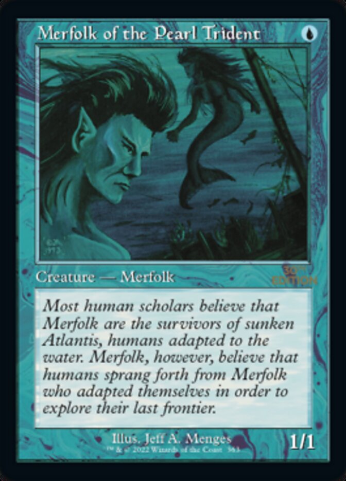 Image of Merfolk of the Pearl Trident (Retro) [30th Anniversary Edition]