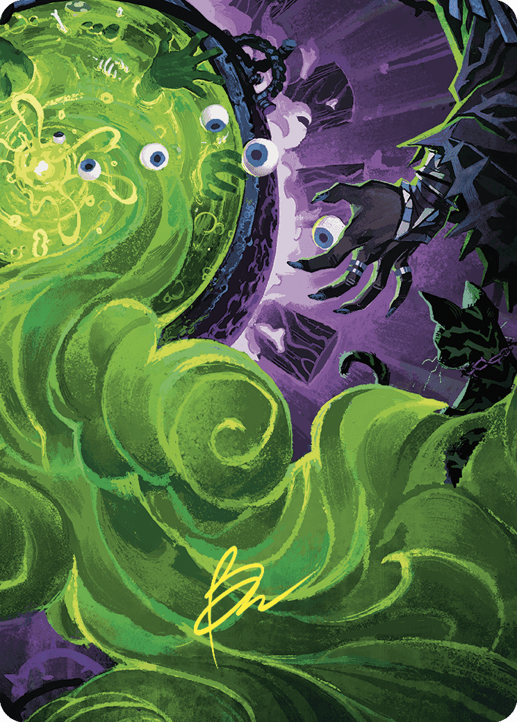 Image of Waste Not Art Card (Gold-Stamped Signature) [Wilds of Eldraine Art Series]