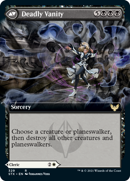 Image of Selfless Glyphweaver // Deadly Vanity (Extended Art) [Strixhaven: School of Mages]