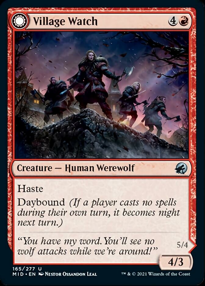 Image of Village Watch // Village Reavers [Innistrad: Midnight Hunt]
