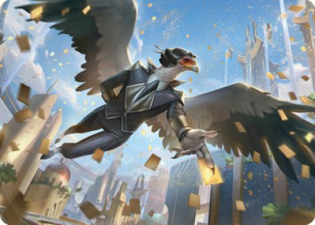 Image of Skyboon Evangelist Art Card [Streets of New Capenna Art Series]