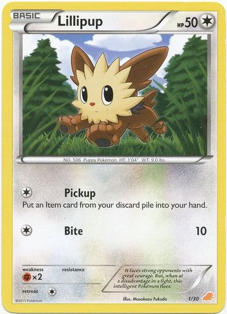 Image of Lillipup (1/30) [Black & White: Trainer Kit - Excadrill]