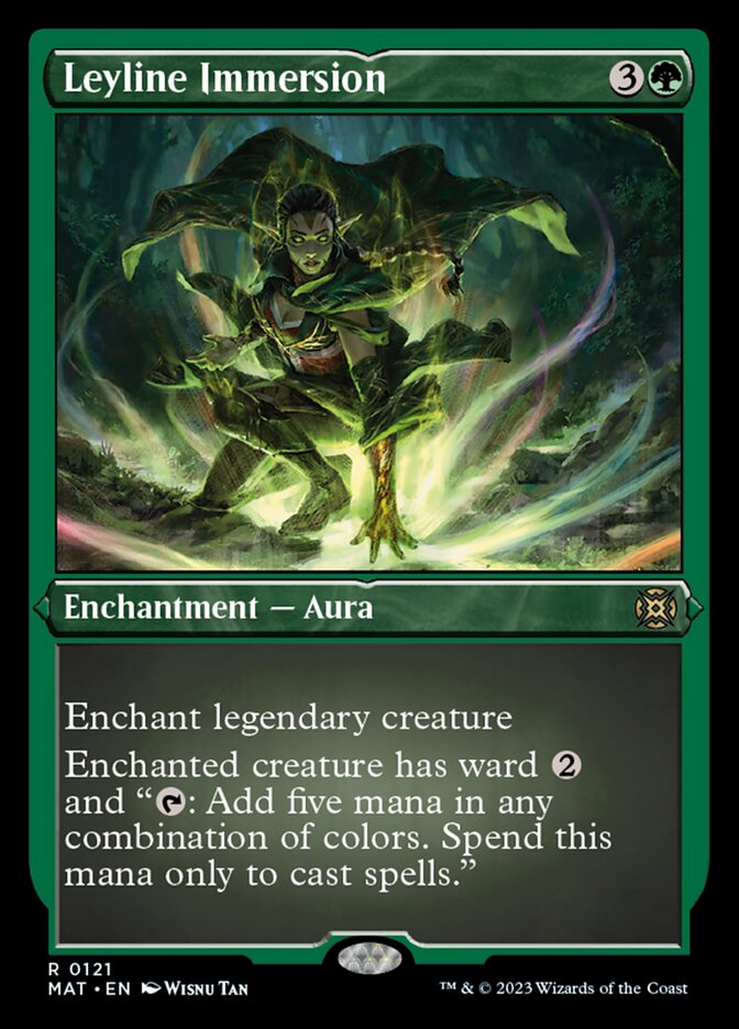 Image of Leyline Immersion (Foil Etched) [March of the Machine: The Aftermath]