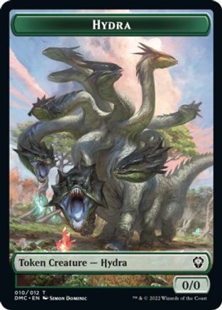 Image of Snake // Hydra Double-Sided Token [Dominaria United Commander Tokens]