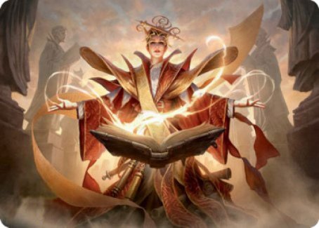 Image of Augusta, Dean of Order Art Card [Strixhaven: School of Mages Art Series]