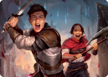 Image of Daybreak Combatants Art Card [Innistrad: Crimson Vow Art Series]