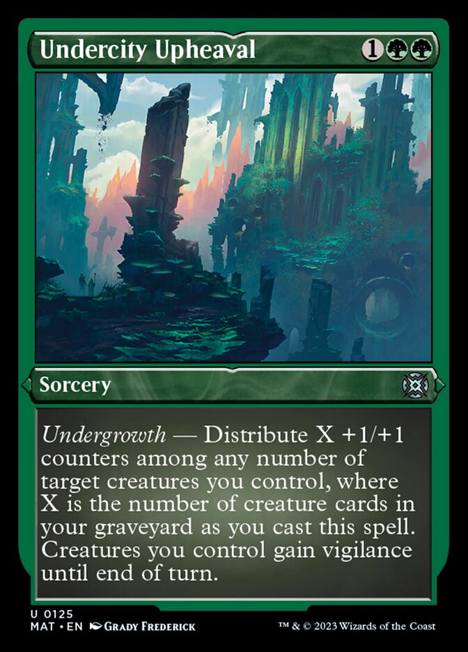 Image of Undercity Upheaval (Foil Etched) [March of the Machine: The Aftermath]