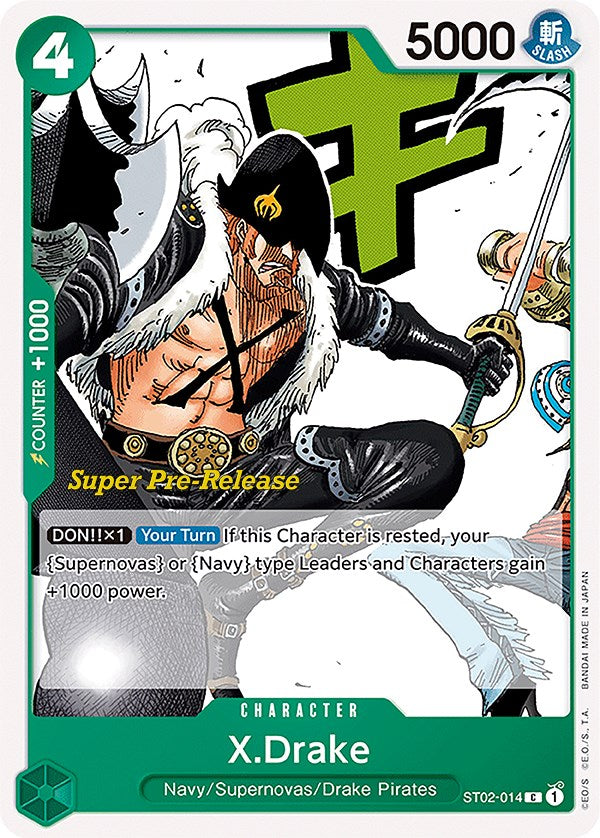 Image of X.Drake [Super Pre-Release Starter Deck: Worst Generation]
