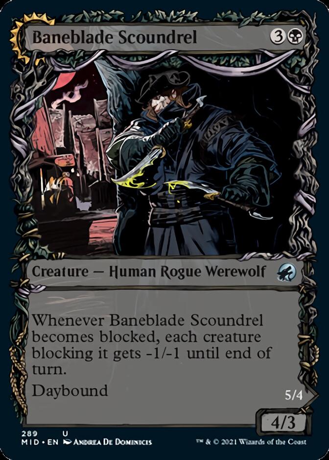 Image of Baneblade Scoundrel // Baneclaw Marauder (Showcase Equinox) [Innistrad: Midnight Hunt]