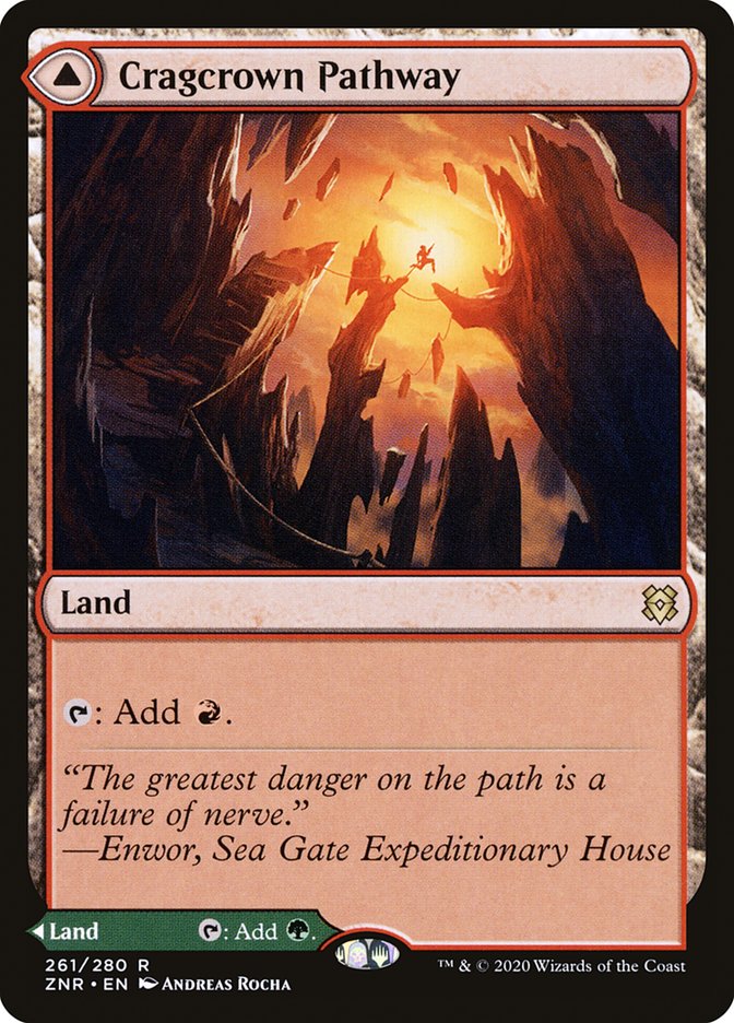Image of Cragcrown Pathway // Timbercrown Pathway [Zendikar Rising]