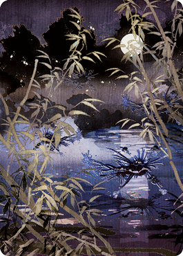 Image of Swamp Art Card [Kamigawa: Neon Dynasty Art Series]