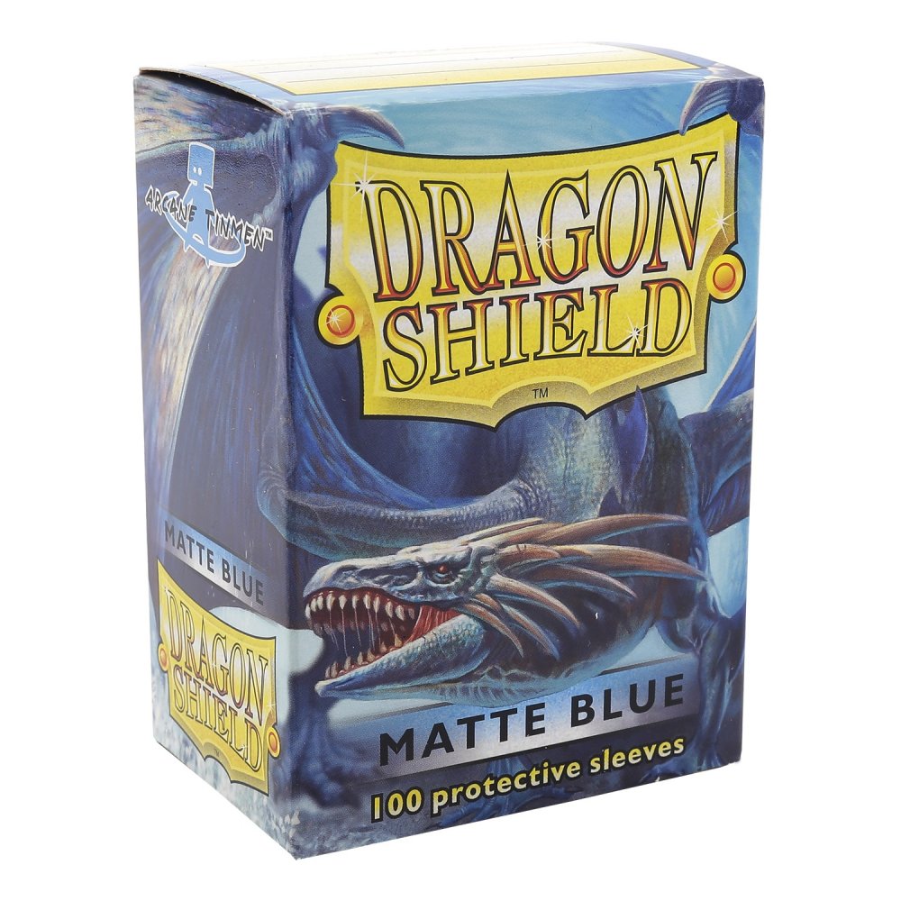 Image of Blue Matte Dragon Shield (STANDARD)