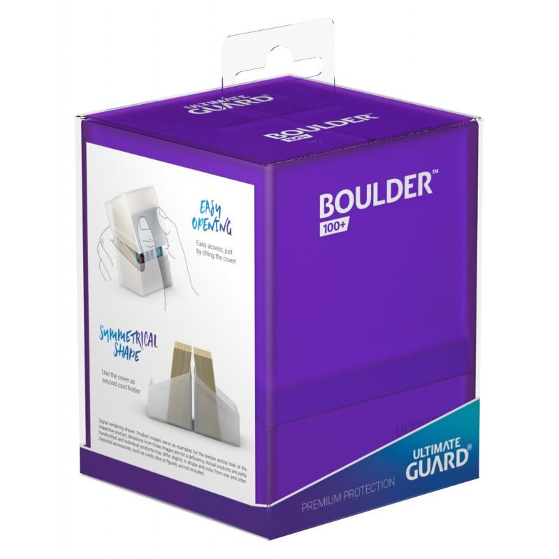 Image of Purple (Amethyst) Ultimate Guard Boulder 100+ Deckbox