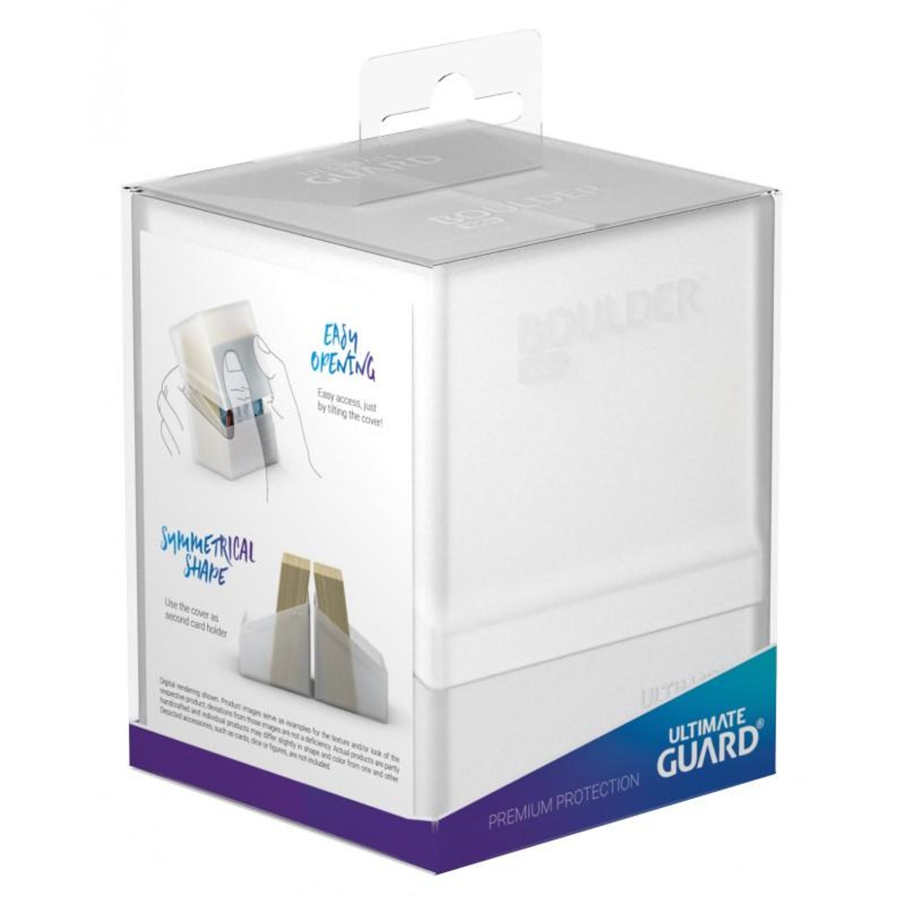 Image of Clear (Frosted) Ultimate Guard Boulder 100+ Deckbox