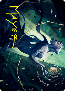 Image of Nature's Embrace Art Card (Gold-Stamped Signature) [Innistrad: Crimson Vow Art Series]